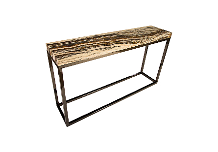 Onyx Console Table Stainless Steel