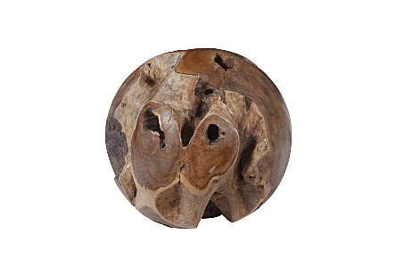 Teak Wood Ball, Extra Large