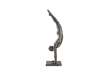 Handstand Sculpture, Aluminum Large