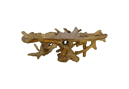 Teak Root Console Table Natural