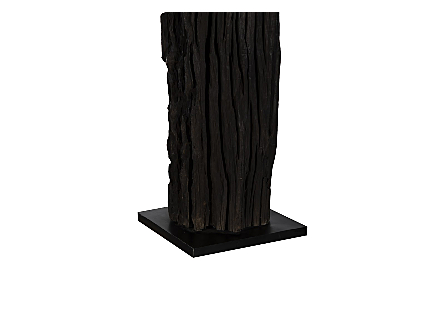 Wood Sculpture Black