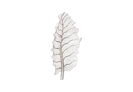 Metallurgy Leaf Wall Art Stainless Steel