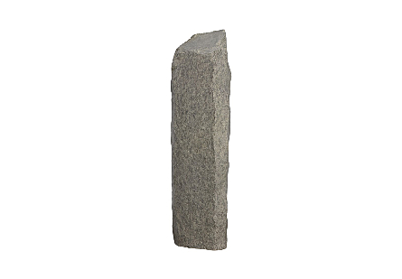 Cast Colossal Splinter Stone Sculpture Gray