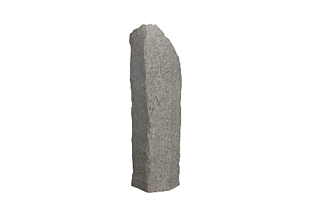 Cast Colossal Splinter Stone Sculpture Gray