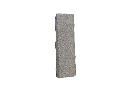 Cast Colossal Splinter Stone Sculpture Gray