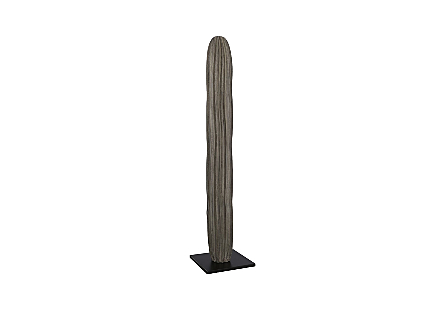 Cast Cactus Sculpture