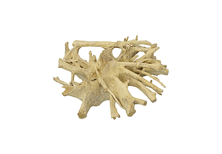 Teak Root Coffee Table Bleached, Round