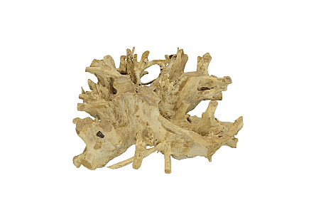 Teak Root Coffee Table Bleached, Round