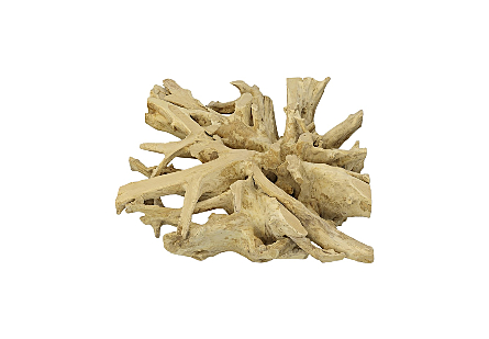 Teak Root Coffee Table Bleached, Square