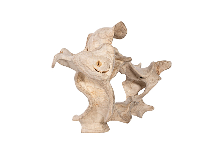 Teak Root Wall Decor Bleached