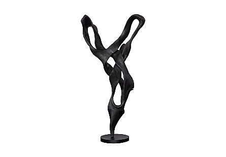 Dancing Root Sculpture Black