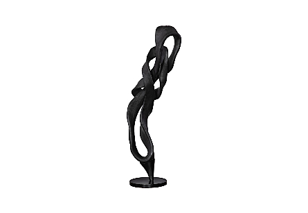 Dancing Root Sculpture Black