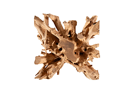 Teak Root Coffee Table Bleached, Square