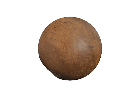 Teak Wood Ball, Medium 