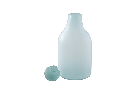 Frosted Glass Bottle Medium