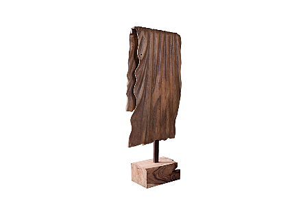 Wooden Blanket Sculpture