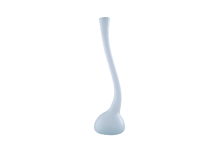 Frosted Corkscrew Vase LG