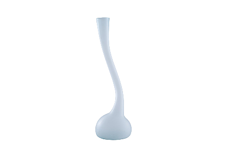 Frosted Corkscrew Vase MD