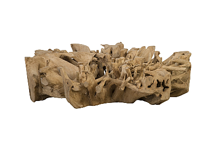 Teak Root Coffee Table Round
