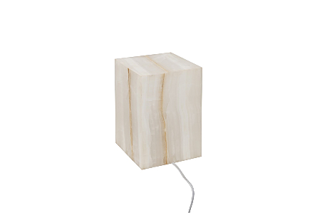 Onyx Prism Lamp White