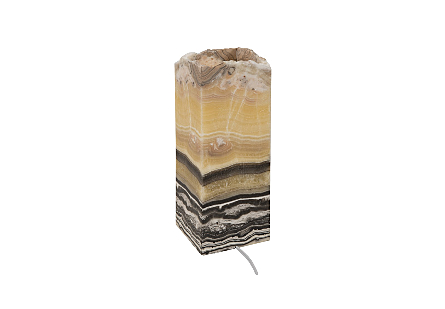 Onyx Lamp Square, Zebra