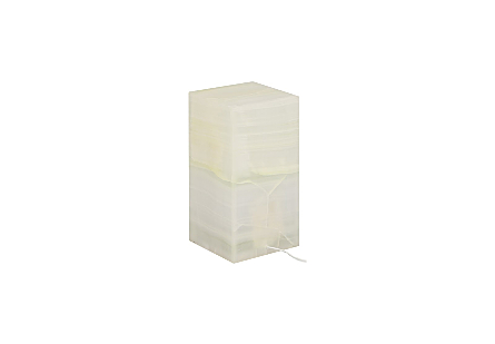 Onyx Lamp Square, White