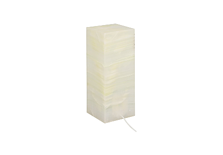 Onyx Lamp Square, White