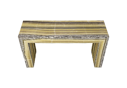 Onyx Console Table Illuminated, Zebra