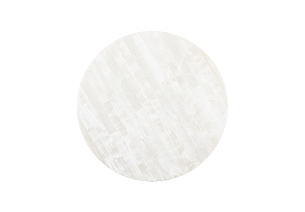 Onyx  Round Coffee Table White