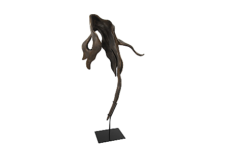 Cast Root Sculpture Resin, Bronze Finish