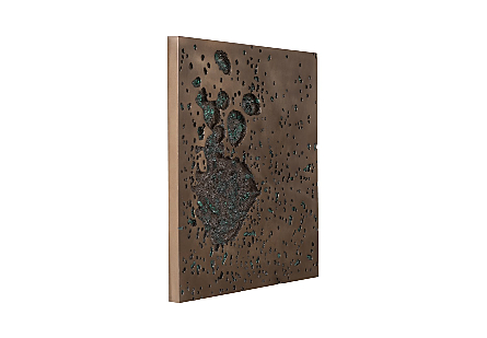 Splotch Wall Art Square, Bronze Finish