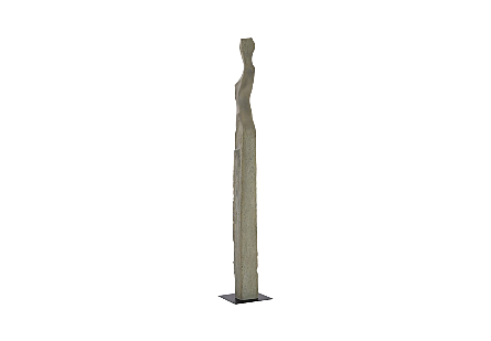 Cast Women Sculptures, A , Colossal, Splinter Stone Finish