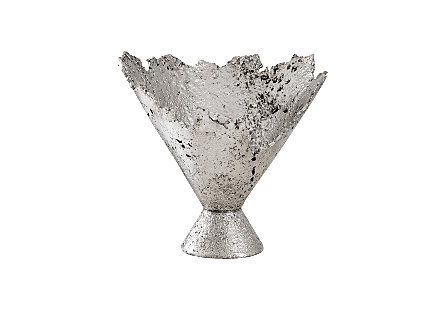 Splash Bowl Silver Leaf