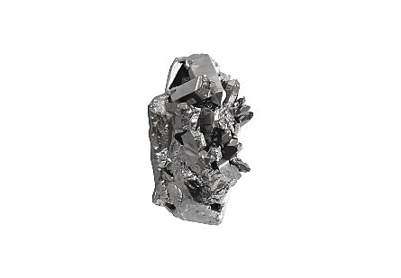 Cast Crystal Wall Art Liquid Silver, SM