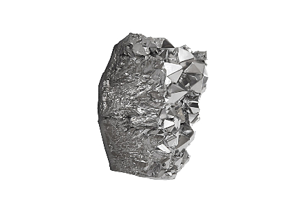 Cast Crystal Wall Art Liquid Silver, LG