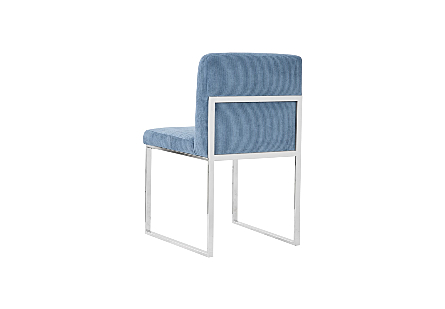 Frozen Dining Chair Corduroy Blue