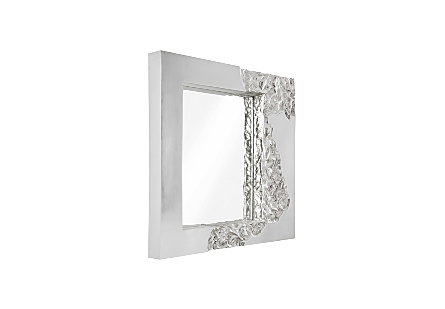 Mercury Mirror, Square, Silver Leaf 