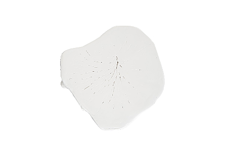 Log Stool Gel Coat White, SM