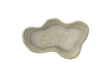 Cast Gray Onyx Bowl Faux Finish, Small