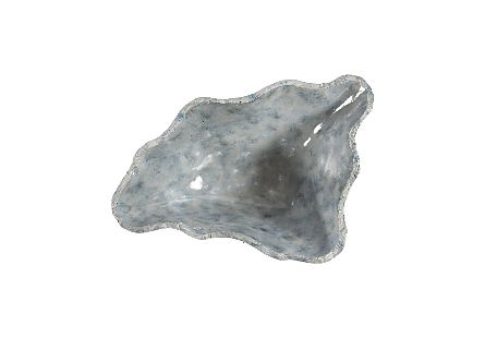 Cast Blue Onyx Bowl Faux Finish, Narrow