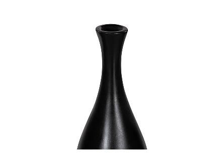 Trumpet Vase, Small Matte Black