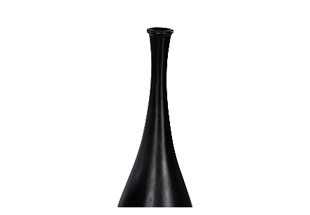 Trumpet Vase, Medium Matte Black