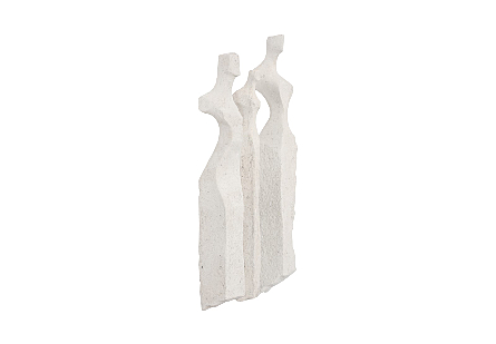 Cast Women Wall Art Set of 3, Small, Roman Stone