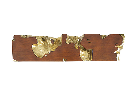 Freeform Console Table Gold Leaf, SM