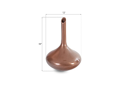 Julian Vase Copper Top Coat