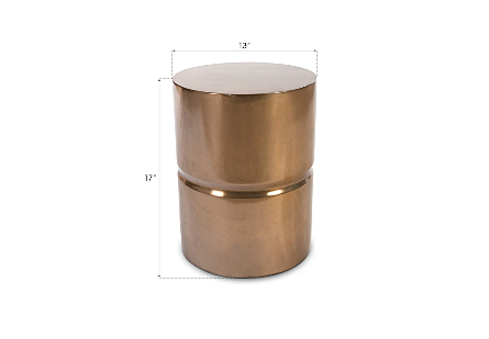 Stacked Stool Bronze