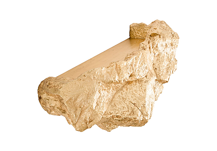 Boulder Shelf Gold Leaf, LG