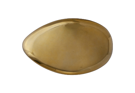 River Stone Coffee Table, Liquid Gold, Small