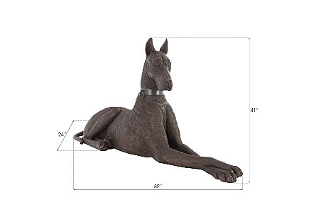 Great Dane Bronze, Left