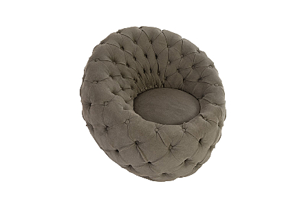 Egg Chair Ramie Gray